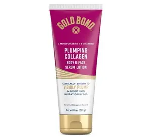 Gold Bond Plumping Collagen Body and Face Serum Lotion, 8 oz