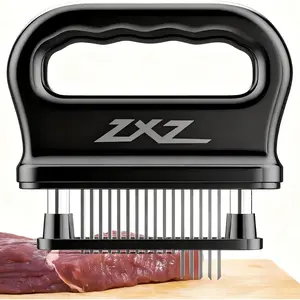 ZXZ Meat Tenderizer, 48 Stainless Steel Sharp Needle Blade, Heavy Duty Cooking Tool for Tenderizing Beef, Turkey, Chicken, Steak, Veal, Pork, Fish.