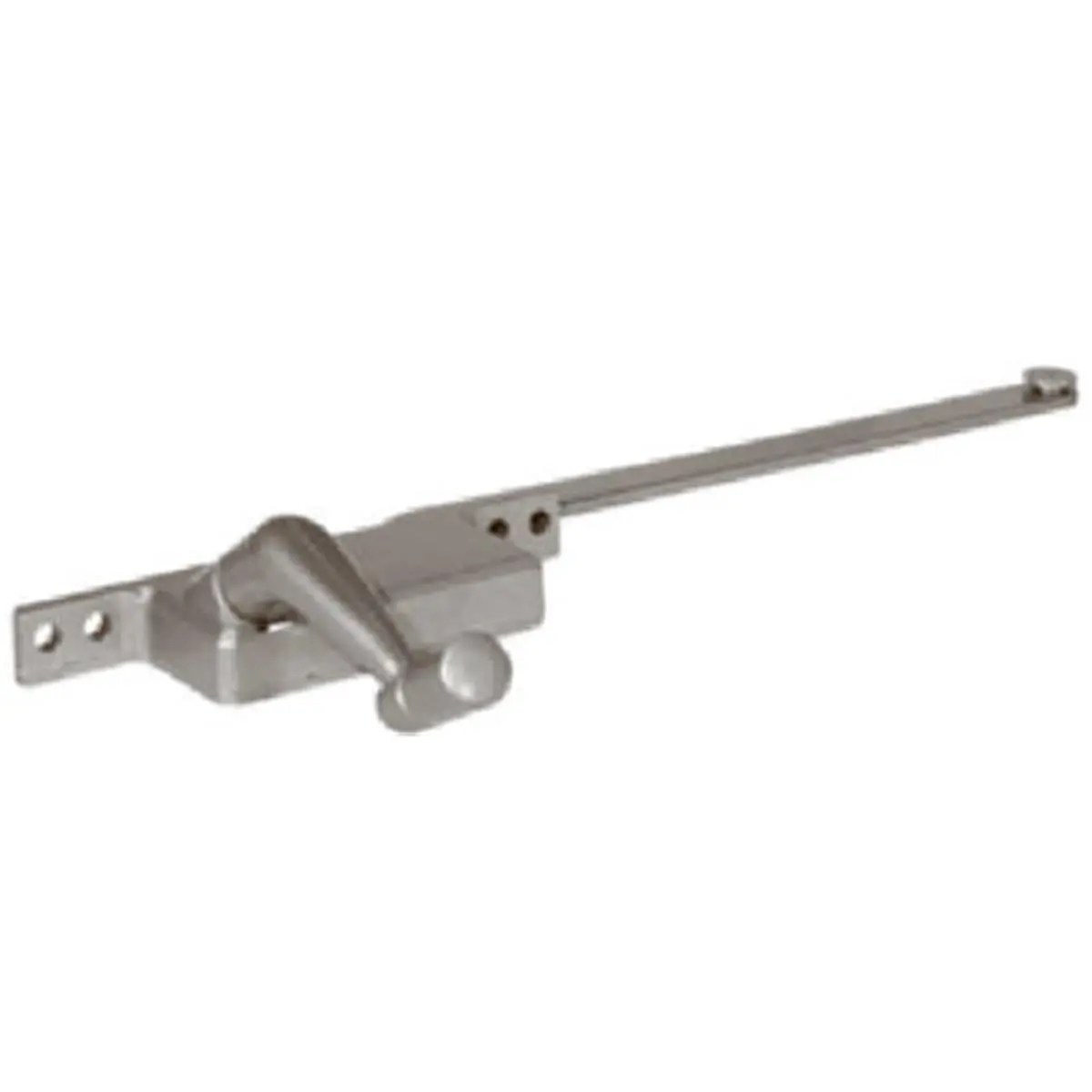 212 MAIN Right-Hand Metal Window Casement Operator Hardware - Aluminum Finish, Die-Cast Housing, Square Crank Handle, Steel Build, 1.01 lbs Weight, 3/8 Spline Arm for Sailing Windows