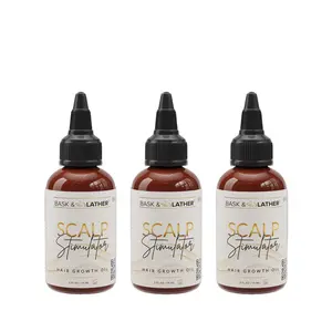 Scalp Stimulator hair growth oil -  3 Month Supply Haircare  Rosemary + Mint growth thin stimulate growth treatment Peppermint Nourishing Hair Oil Set