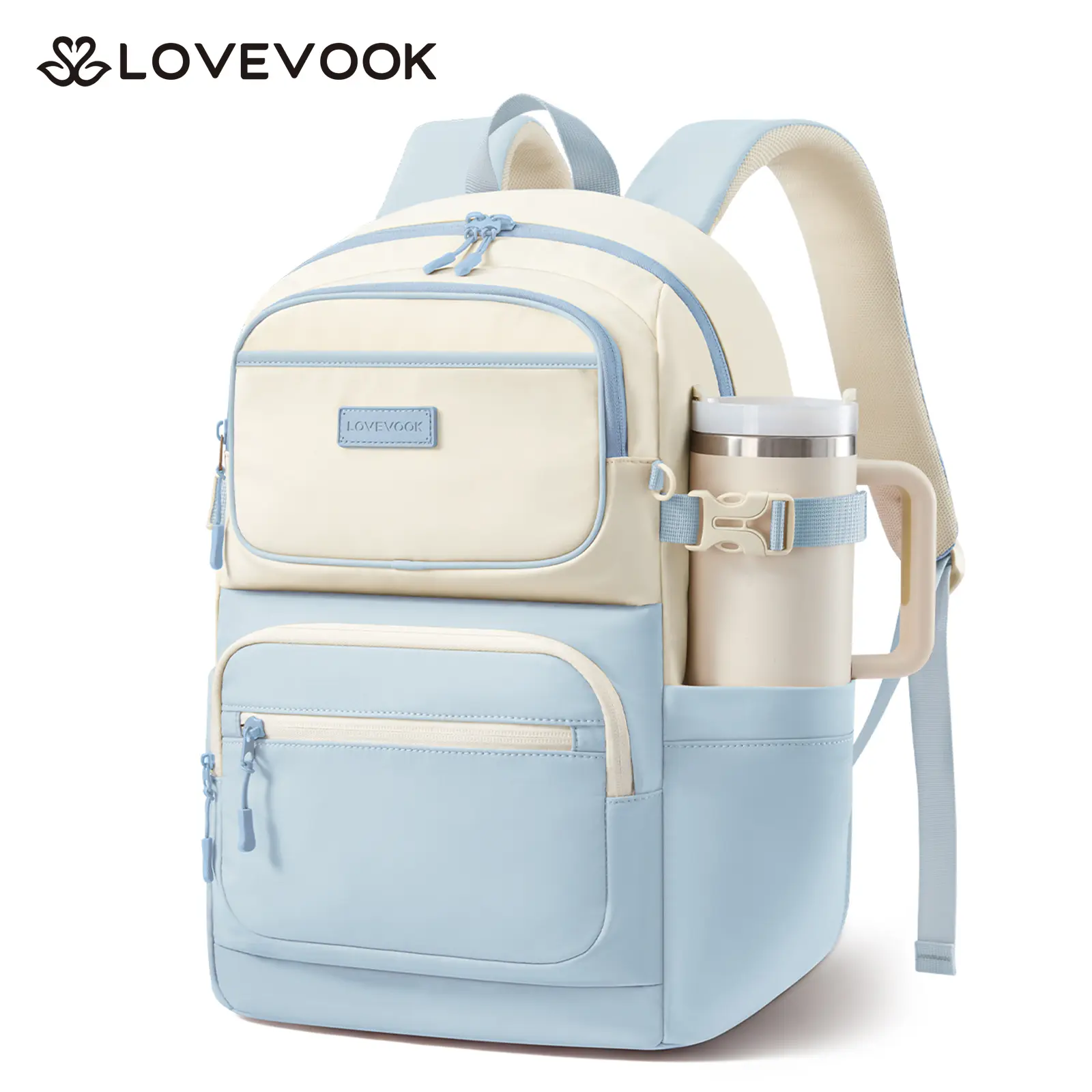 Beige-light Blue