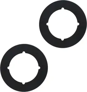 Scar Plate for Door Knob Circle,Door Knob Reinforcement Plate Black,Fits Under Existing Lock Set to Cover Up The Damaged Door(Set of 2 Door Knob Plates)