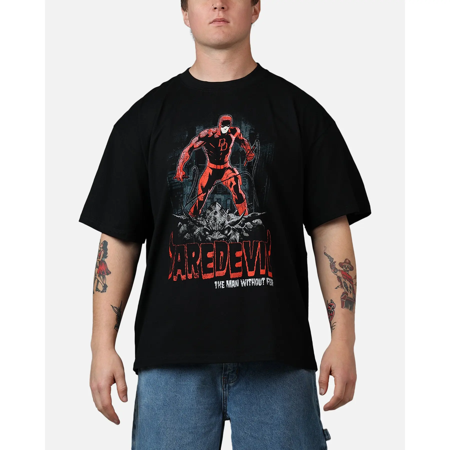 73Studio Marvel Daredevil Hells Kitchen T-Shirt Black