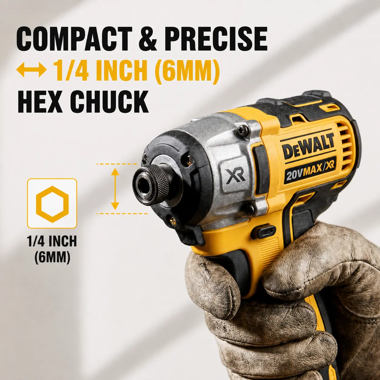DEWALT DCF887 Brushless Cordless Drill - 205N.m High Torque, 3250RPM Screw Gun, DIY Hand Tool for Driving Screws, Cordless Brushless Tools, Power Drilling Tools