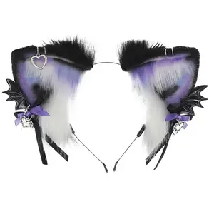 Sexy Canine-Ear Headband Sweet Lolita Accessories Cosplay Beast Ears Fursuit Masquerade Halloween Party