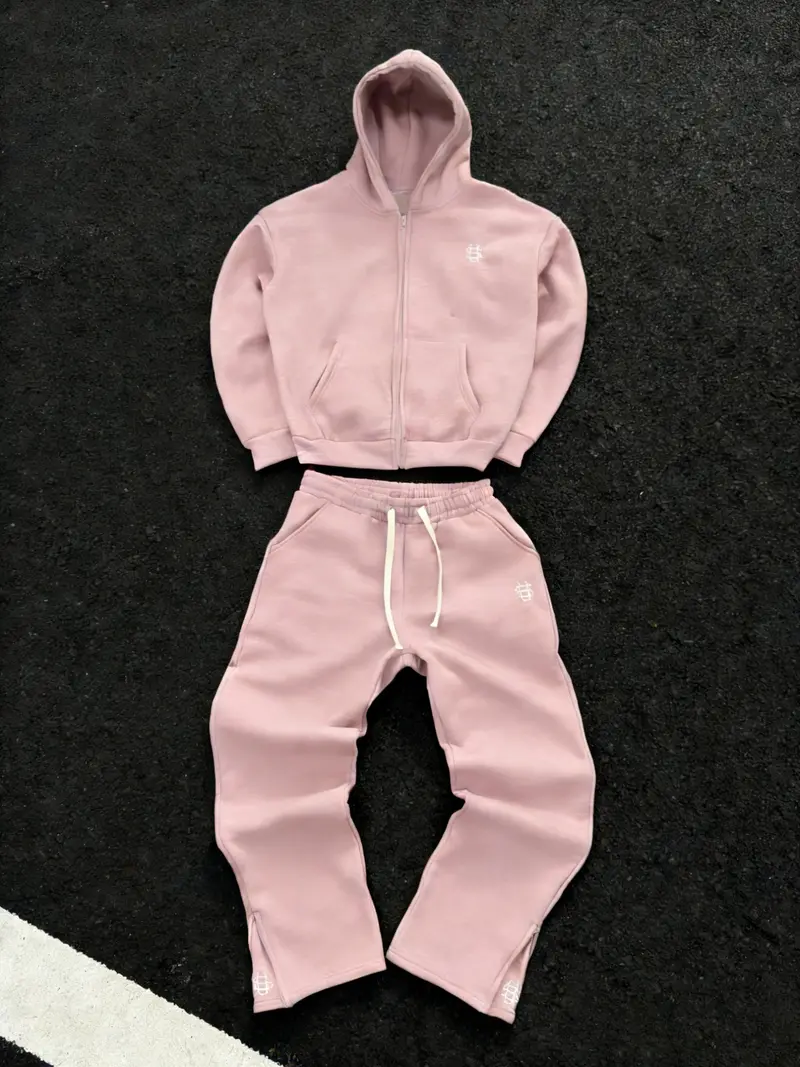 Zip hoodie and pants set - TikTok Shop
