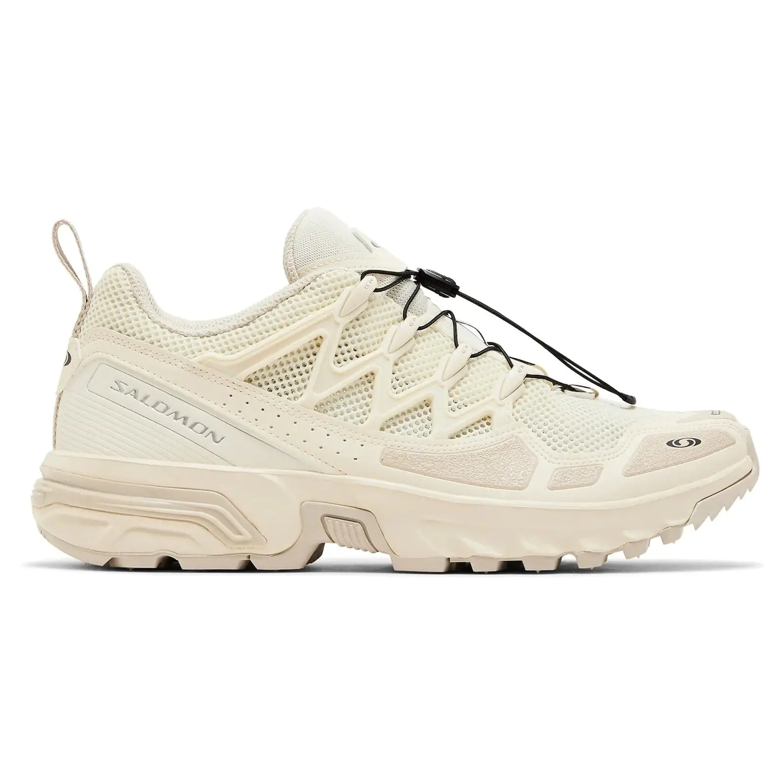 SALOMON ACS + OG Vanilla Ice Women's Chunky Sneaker (L47134400) - Authentic Salomons, Cream Beige Sports Walking Athletic Trainer, Solomon Sneakers, Thick Soled Sneakers