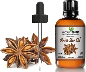 Mayan's Secret 4oz Anise Star Essential Oil – 100% Pure for Baking & Aromatherapy
