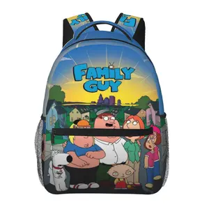Lightweight Family Guy Backpack Funny Cartoon family guy specials Daily Commute Casual Laptop Backpack Hiking Daypack famly guy storage bag for birthday, anniversary, party gifts