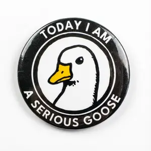 Serious Goose Pin Serious Goose Pin