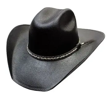Cowboy Hat, Canvas-Black or Brown Trim (Style 7280)