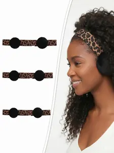 3 Pack Hair Dye Ear Covers, Adjustable Waterproof Reusable Ear Protectors, Soft No Crease Ear Guards, Fits All Head Sizes