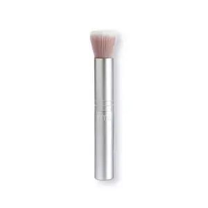 Skin2Skin Blush Brush - Pink Brush with Metallic Finish and Compact Design