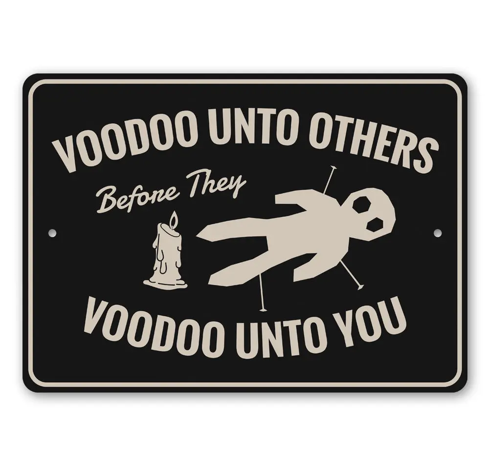 Halloween Voodoo Doll Sign