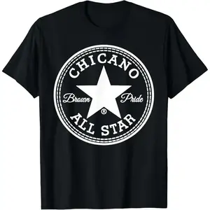 Chicano Brown, Chicano Clothing, Mexican Clothes, Chicano Style Art Graphic Tee for Men & Women, Gangster Clothes Lowrider Art, Cholo outfit MXC005