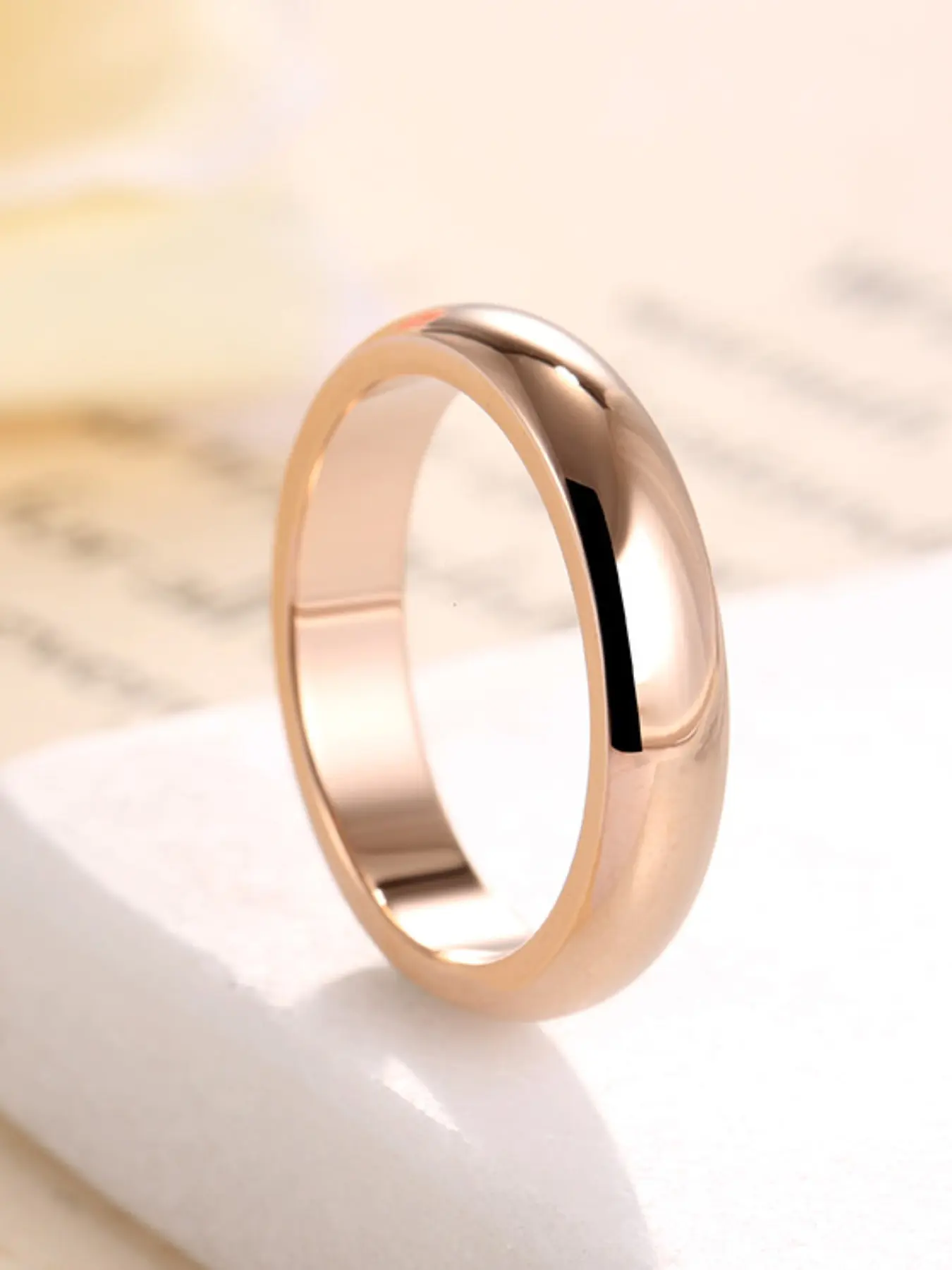 Stainless Steel Rings for Women and Men, Solitaire Stackable Rings, Casual Style Plain Ring Non Tarnish Jewelry Gift, Fashionable Jewelry Accessories, Suitable for All Seasons, Daily Wear Accessory for Unisex, Stacking Rings, No Tarnishing