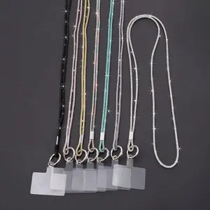 Artificial Rhinestone Decor Phone Chain, Anti-lost Phone Lanyard, Phone Strap for Women & Girls, Fashion Phone Accessories for Daily Use, Phone Charm, Cell Phone Charm