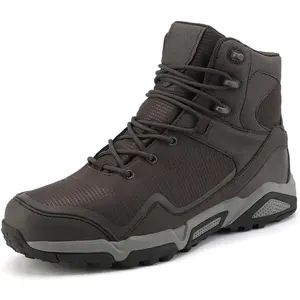 Men's Mid Waterproof Hiking Boots Outdoor Lightweight Trekking Mountaineering Camping Shoes