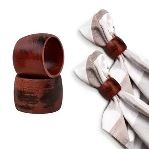 Wooden Napkin Rings (Set of 12) Kitchen Utensils