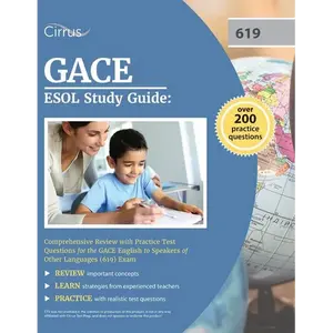 GACE ESOL Study Guide: Comprehensive Review with Practice Test Questions for the GACE English to Speakers of Other Languages (619) Exam - Paperback