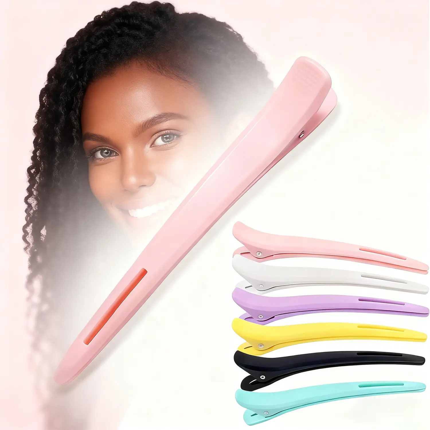 MLIP Women's Large Hair Claw Clip - Thick Hair-Friendly, Strong-Hold, Non-Slip Styling Accessory for Spring Glow Up, Summer Vibes (Do Not Purchase Separately), Hair Clips