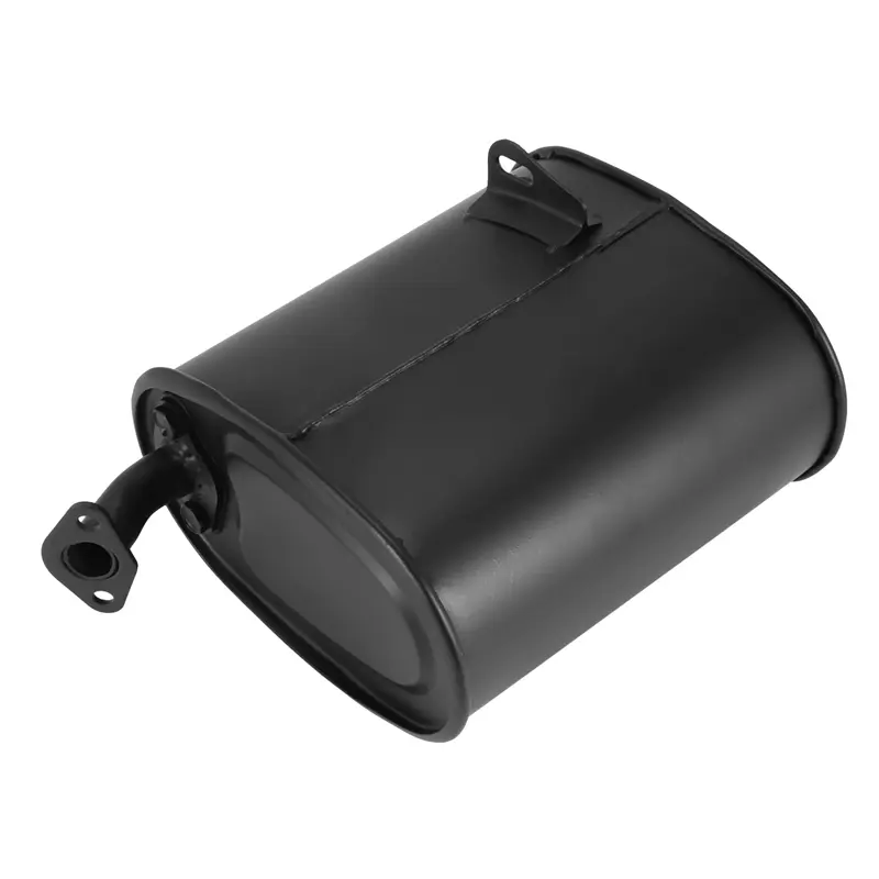 Durable Exhaust Muffler for Gasoline Generators, Universal Black Iron Accessory for 5.5HP-6.5HP Engines, 2-3KW/3500W-4000W Models, 12cm/4.7in Size, Environmentally Friendly Design