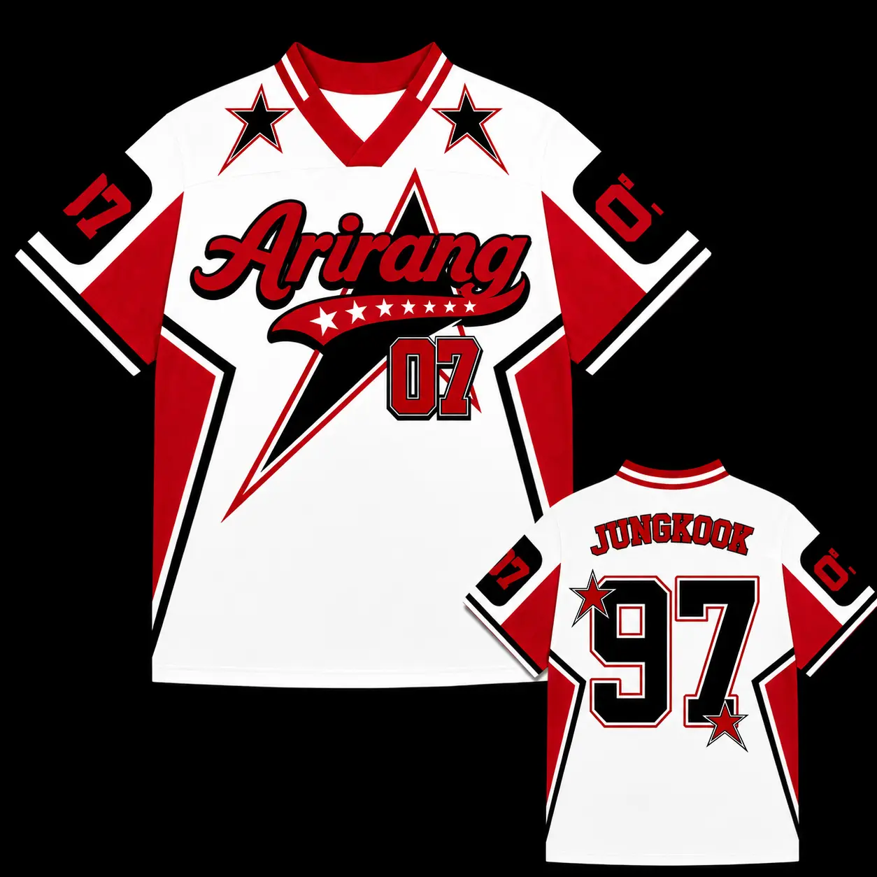 K-Pop Concert Fan Baseball Jersey, Korean Idol Inspired Button Shirt, Unisex Casual Sports Jersey