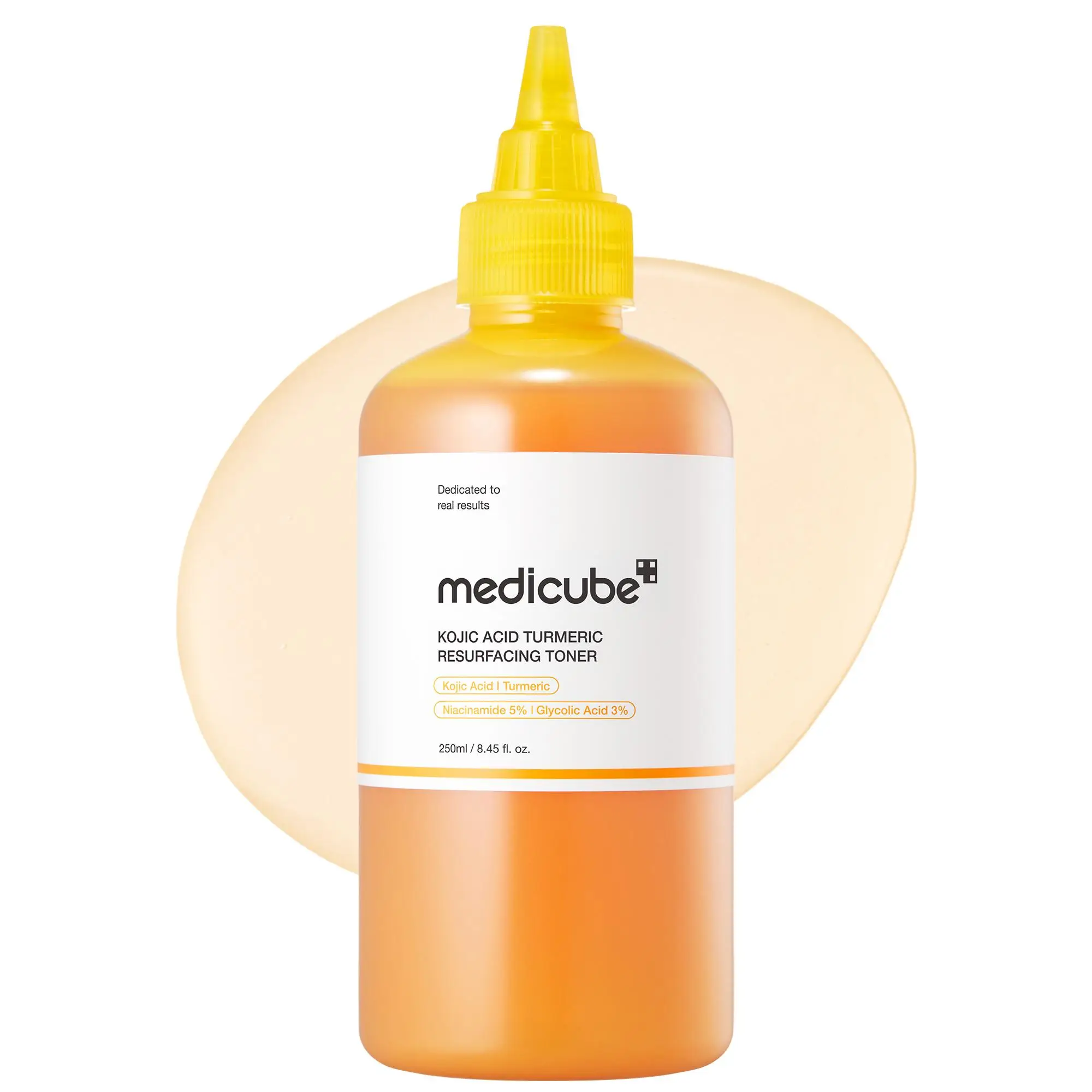 NEW Kojic Acid Turmeric Toner for Face Body Daily Toner for Uneven Skin Tone Texture Niacinamide Glycolic Acid for Clear Glass Skin Korea