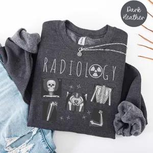Radiology T-Shirt / Sweatshirt / Hoodie, Radiology Department , RAD Tech , Xray Tech, X-ray Technologist , CT MRI Tech Cotton Fabric