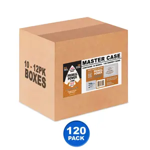 Primal Power Liver Nutrition Bars – Bulk Case (120 Bars) | 10g Protein, Grass-Fed Liver, Collagen, B12 Energy, Paleo, Carnivore, Zero Sugar – Peanut Butter Chocolate