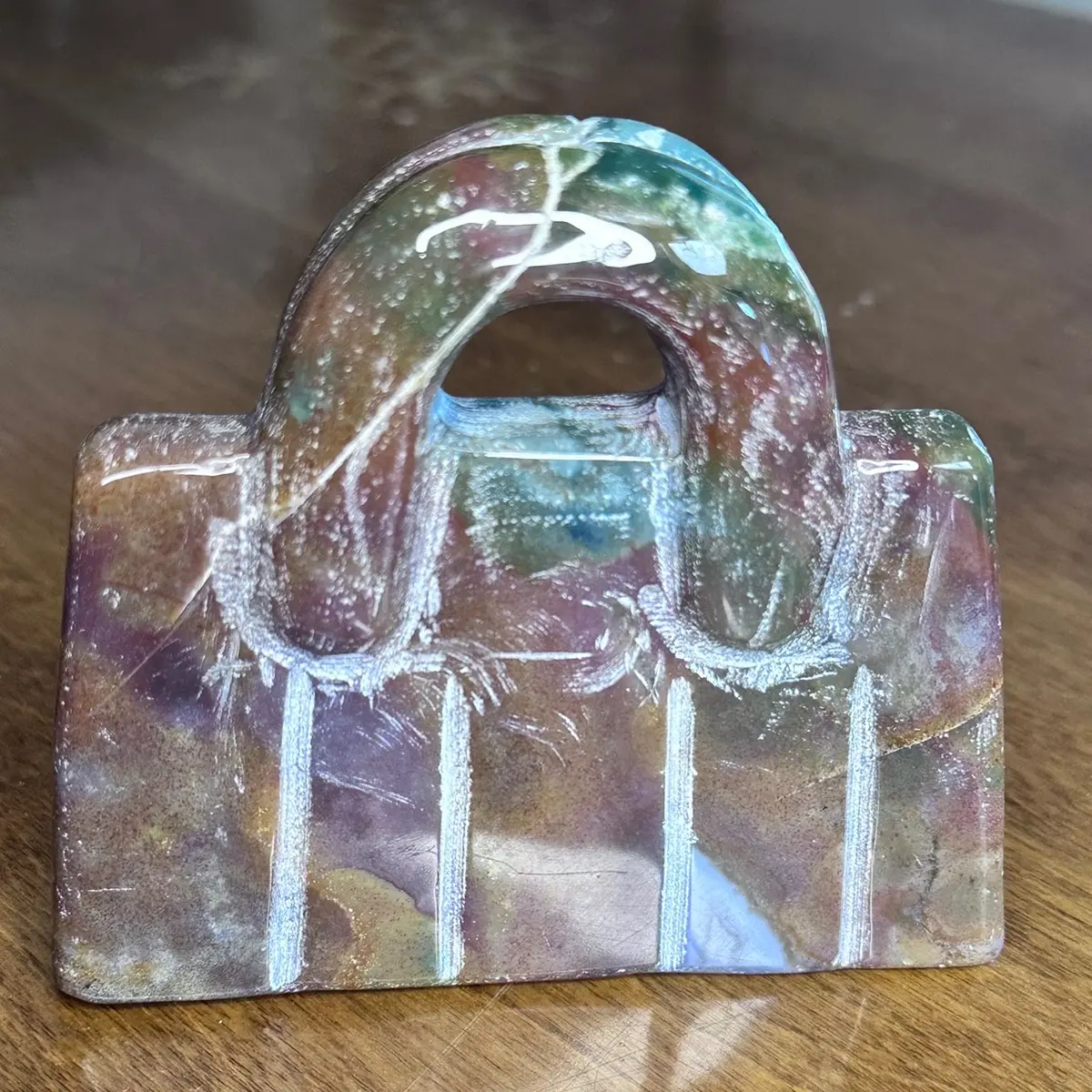 Ocean Jasper Crystal purse