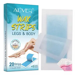 Wax Strips for Arms, Legs, Underarm Hair, Eyebrow, Bikini, Hair removal Strips Removal Waxing Strips patch/Patches Hair,Body Wax Strips for Hair Removal at Home for Men and Women,Contains Depilatory patch
