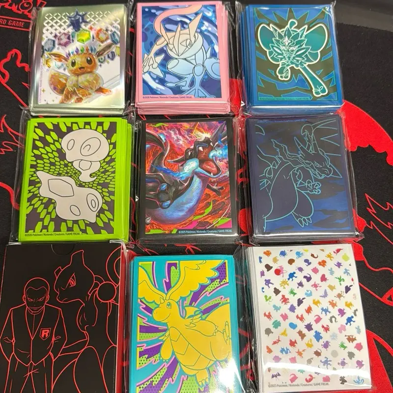 Exclusive ETB Pokemon card sleeves - pick the one you want!
