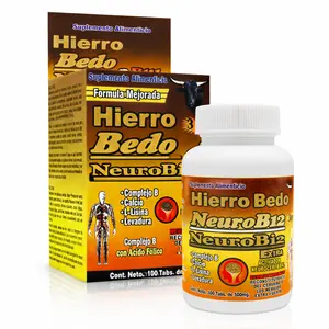 Hierro Bedo-Neuro Vitaminado  Complejo B12 - 100 Capsules Vitamins - B Complex