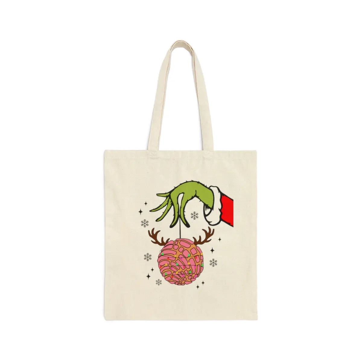 Grinchy for Conchas - Cotton Canvas Tote Bag