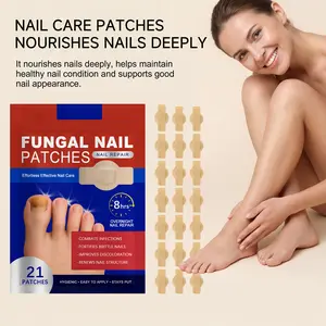 Fungal Nail Care Patches 21 Pack, Daily Nail Repair Kit For Healthy Nails