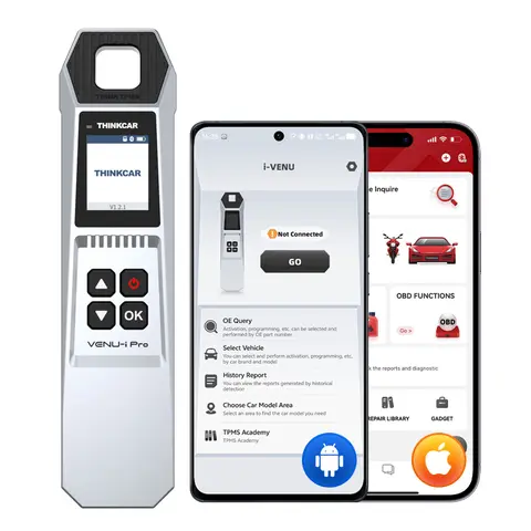 【toolupgrade】THINKCAR VENU-i Pro TPMS Programming Tool Tire Pressure Detector Diagnose/Activate/Relearn/Program Sensors, Work with THINKCAR Tablet Scanners OBD2 Scanner