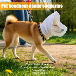 Dog Mouth Cover Outdoor Walking Anti-Mosquito Mesh Breathable Dog Mask, Prevents Biting and Eating, Suitable for Labrador and Shiba Inu