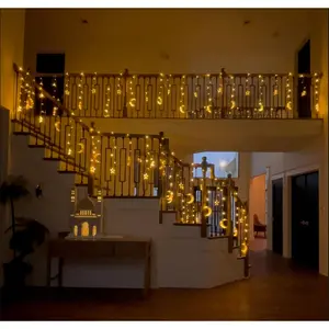 Moon & Star String Lights