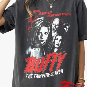 Buffy The Vampire Slayer Shirt, Horror Movie Tee, Sunnydale Razorback Shirt, Dingoes At My Baby Buffy Shirt