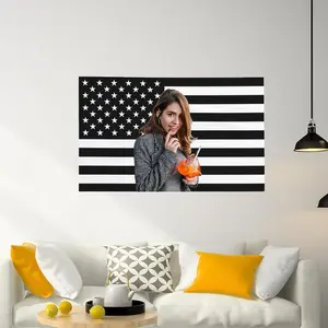 Custom America Flag 40x60 inch Personalized Flags Design Your Image Funny Tapestry Poster For Decorate Clubs Concerts Bars University Dormitories Living Rooms Bedrooms Decoration Cotton Decorative Light Linen Print boys and girls room decor