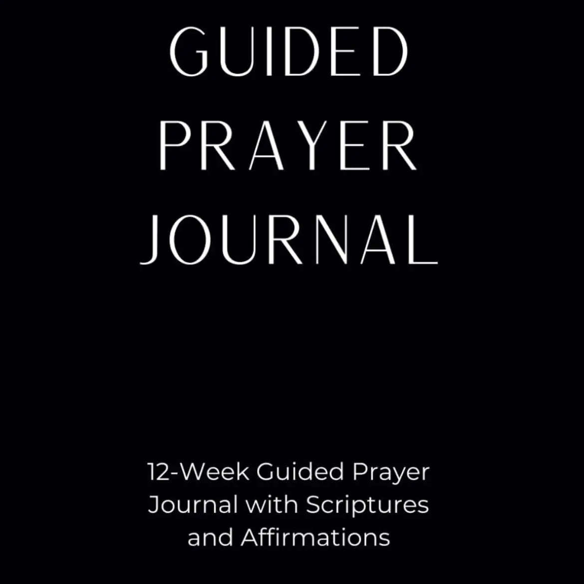 Paperback Guided Prayer Journal with Affirmations