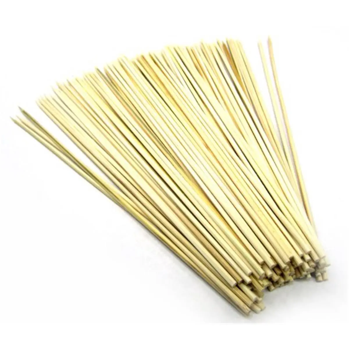 212 MAIN Bamboo Skewer Utensils - 10 in Long, Outdoor Barbecue Skewers, Barbecue Accessories, Pack of 100