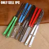 1pc Balisong Trainer, Aluminum Alloy Handle, Beginner Flipping Tool, No Cutting Edge, Butterfly Trainer, Multiple Styles, Beginner Friendly