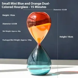 Popular Recommendation Nordic Colored 15-Minute Glass Hourglass -  High-End Luxury Home & Office Decor, Creative Gift Option  Kitchen Utensils