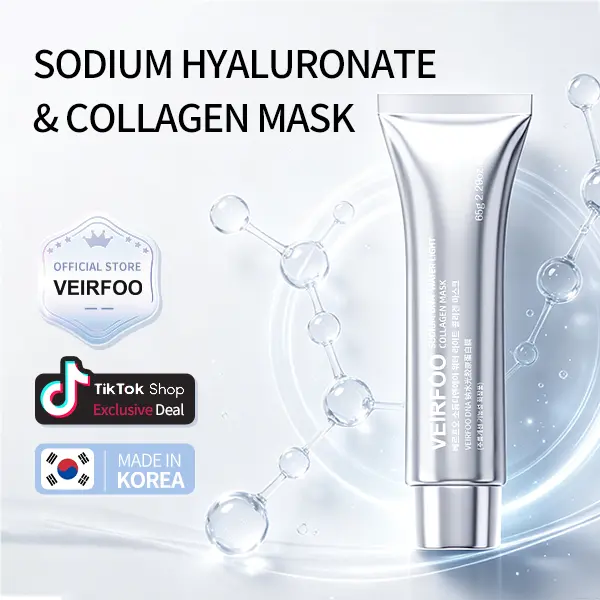 Korean Brands Sodium DNA Water Light Collagen Mask 65g - Skin Tightening and Sculpting Product for Fine Lines & Sagging Skin - Korean Glass Skin in 14 Days