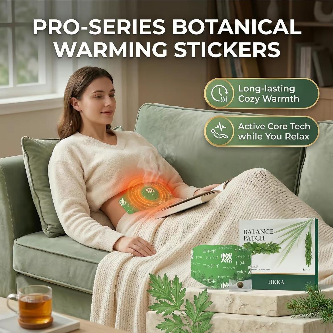 Pro-Series Botanical Warming Stickers, Targeted Thermal Care for Active Lifestyles