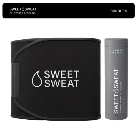Sweet Sweat Gel Unscented (6.4oz) + Xtra Coverage Waist Trimmer Bundle