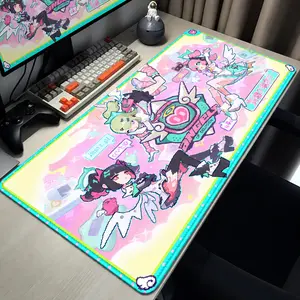 Zenless Zone Zero Aria Chinatsu ‘Angels of Delusion’ Mouse Pad, XXL Gaming Desk Mat with Smooth Rubber Surface, Non-Slip Base, Extended Keyboard Mousepad for PC Office ideal gift