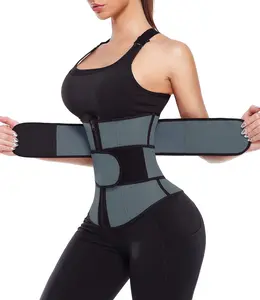 Neopren Waist Trainer for Women,Workout Plus Size Trimmer Belt Sauna Sweat Corset Cincher with Zipper